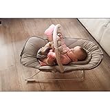 Babywippe / Babyschaukel mit Spielbogen & Vibrationsfunktion & Musikfunktion (12 Melodien) - 4