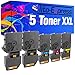 Price comparison product image XXL Platinum Toner for Kyocera TK 5240 (2) Set 5x Toner Farbset