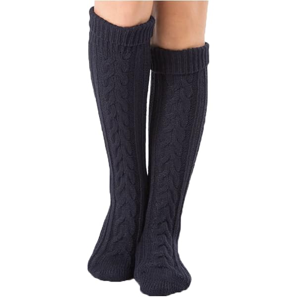 3 Paires Chaussettes Hautes Femme - Coton Casual Taille Unique