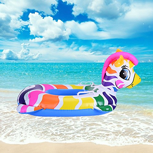 Cute Safe zebra Shape Inflatable Swimming Ring for Baby Child Aids 5-36 Months
