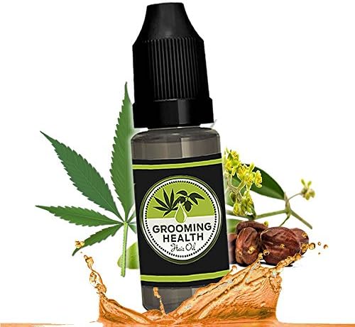 Hair Growth Oil for Growth, Health & Repair. 100% Pure Jojoba & Hemp Seed Oil Leave-In or intensive wash-out formula 15ml ORGANIC and UNREFINED for all hair & Skin types.