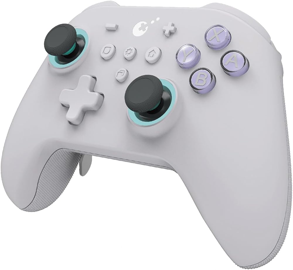 GuliKit KK3 Max Game Controller Hall Effect Joysticks Analog & Digital Triggers Wireless Pro 1000HZ Polling Rate Maglev/HD/Rotory Vibration Compatible with Switch/PC/Android/iOS/Steam Deck (Grey)