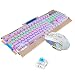 Produktbild Normia Rita Athletik E-Sport Spiel Mechanische Spiel Tastatur und Maus Hintergrundbeleuchtungs Tastatur Schalter MX Grün - Weiß