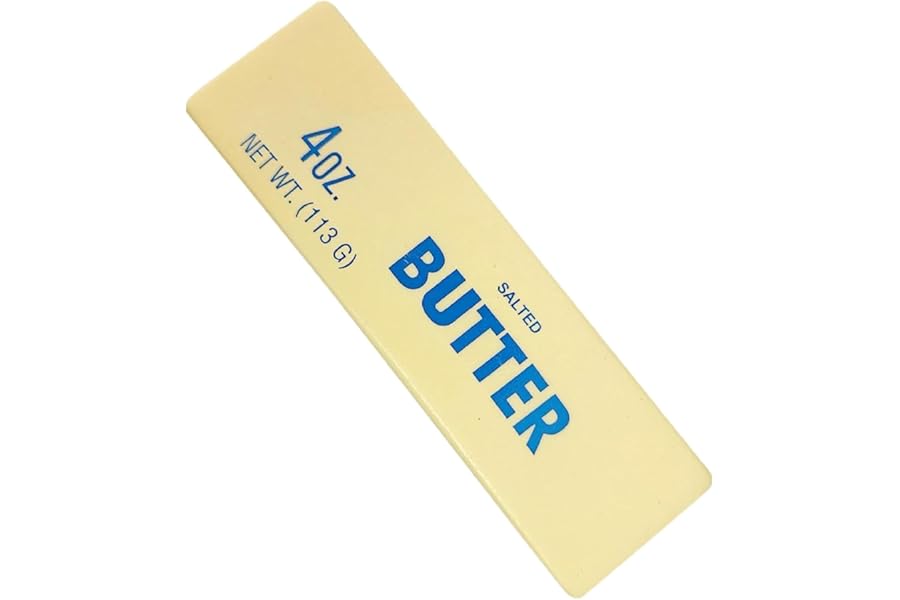 Butter Squishy, Soft Butter Squishys Stress Relief Block,Squeeze Butter Stress Toy, Portable Decompression Sensory Toy, Anxiety Relief Fidget Toy for Kids Adults Office Home (Butter Squishy,1PC)