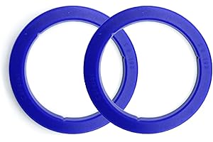 TRPOEY 2 guarnizioni migliorate per macchina espresso E61, guarnizione O-ring per E91 E92 E97 E98, Bianchi, Ascaso, Azkoyen, Brasilia, Gaggia Baby, Classic, NewBaby ø 73 x 57 x 8,5 mm (blu)