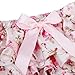 WINOMO Baby Girl Pink Floral Bowknot Ruffle Pants Bloomers Diaper Cover - Size S