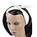 Plain Wire headband Stylish Retro Wire Hair Band Women Head Hair Band (Plain - White)