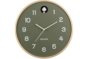 Karlsson Natural Cuckoo Wall Clock - JUNGLE GREEN (KA5886GR)