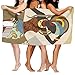 Produktbild xcvgcxcvasda Badetuch, Soft, Quick Dry, Beach Towel African Women with Traditional Clothing 31" X 51" Soft Lightweight Absorbent for Bath Swimming Pool Yoga Pilates Picnic Blanket Towels