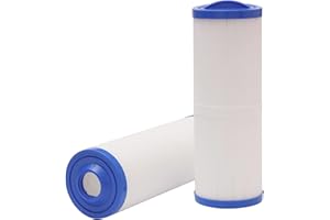 ZAYMDO Spa Filterkartusche, 2Pcs 4CH-949 Filterpatrone Whirlpool Filter Ersatz für Pleatco PWW50L, Unicel 4CH-949, Filbur FC-0172, 50 sq. ft. Spa Filter (White)