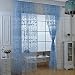 Produktbild Wingogo Floral Print Tüll Vorhang Voile Tür Fenster Zimmer Sheer Curtain Panel 37,4 "x 78,8"