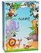 Produktbild " Zootiere & Giraffe " Einsteckalbum - incl. Name - groß für bis zu 200 Bilder - 10x15 - Gebunden zum Einstecken - Fotoalbum / Fotobuch / Photoalbum / Babyalbum / Album - Kinder Babys - Neugeborene zur Geburt / Kindergarten - Affe / Tiere Löwe Elefant - Fotos für Mädchen Jungen