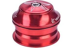 Yosoo Health Gear Bicycle Headset, Aluminium Alloy Bike Front Fork Stem Headset Semi Integrated Headset 1 1/8 Inches Headset Bearings for Most Bike with 44mm Head Tube