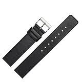MARBURGER Uhrenarmband 22mm Leder Schwarz Skagen Spezialanstoss - 7622210000120