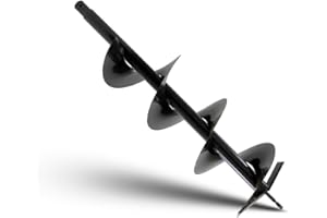 MS-POINT 200mm Bohrer - Ersatzbohrer für Erdbohrer Pfahlbohrer Erdlochbohrer Erdbohrgerät