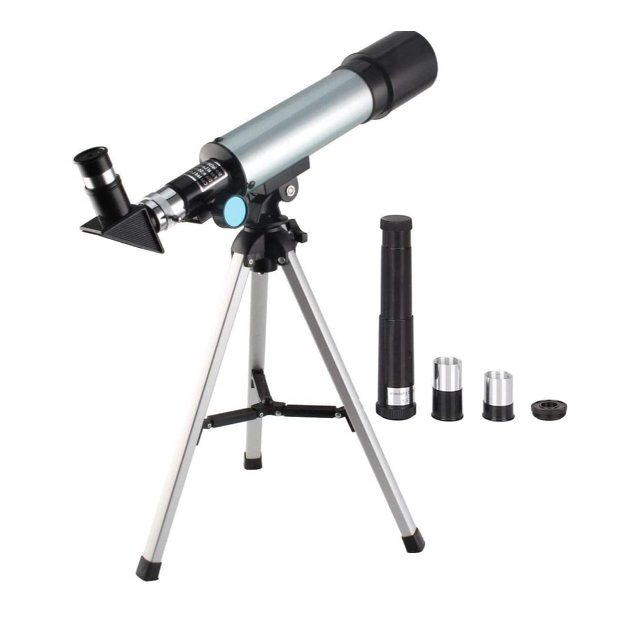 Sounce Telescope Zoom 90X HD Focus Astronomical Refractor with Portable Tripod Stand. High-Power Telescope and Beginners to Explore Moon, Space, Planets, Star, Wildlife Watch Day-Night Sky, Outdoor.