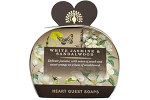 The English Soap Company, Luxury Packed Guest Soaps, White Jasmine & Sandalwood, 3x20g