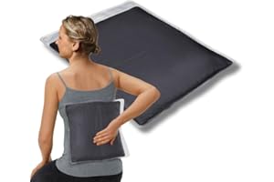 ‎MEDOVITAL MedoVital Heat Cushion with Natural Moor | Moor Cushion for Microwave | 35 x 29 cm | Like a Heating Pad for Back, Shoulder, Legs & Neck | Moor Back Cushion | Quality Product from Germany