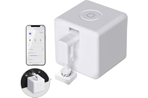 MOES Fingerbot Plus Smart Switch Toggle, Pulsante intelligente Pusher con controllo touch,Compatibile con Smart Life/Tuya APP，per Alexa/Google Home e Timer Controllo，MOES BLE HUB richiesto