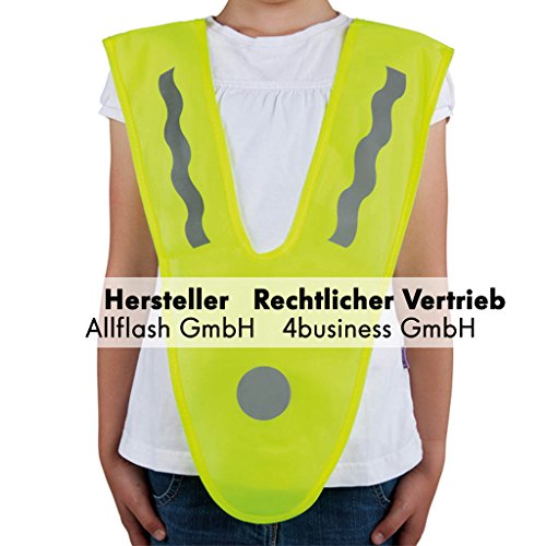 Preisvergleich Produktbild Sicherheitsüberwurf gelb Größe unisize für Kinder