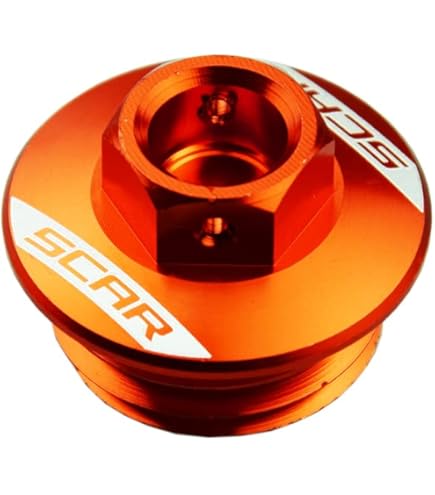 Coperchio Vaschetta Olio Freno KTM - Arancione, Alluminio Anodizzato, Per SX/EXC 125-500 2004-2023 - Foto 9
