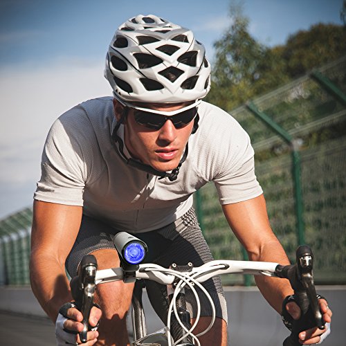 Fahrradlicht,Orinsong LED Fahrradstrahler Set mit 4 Modi, 500 Lumen USB wiederaufladbar Frontlicht 2600mAh Lithium Akku und Rücklicht Fahrrad - 5