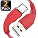 Produktbild X-level USB C Kabel, Nylon USB Typ C Ladekabel Datenkabel [1,2M+1,8M] High Speed Nylon Geflochtene Stabil Datenübertragung und Aufladung für Samsung Galaxy S9 S8, Huawei P10 P20 Mate 20 - Rot