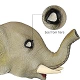 XIAO MO GU Halloween Maske latex Elefant Tiermaske Kostüm -