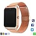 Produktbild ZLOPV Fitness Armband Smart Watch Men Plus Metalluhr mit SIM-Kartensteckplatz Push-Nachricht Bluetooth Smartwatch