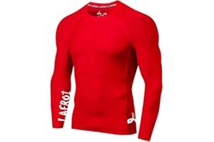 LAFROI - Camiseta de Neopreno Protectora, de compresión, para Hombre, Manga Larga, UPF 50+, Ajustada, Modelo CLYYB