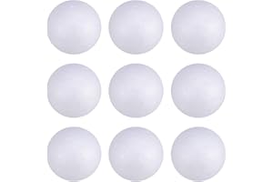 ifundom Lot de 50 boules en mousse pour loisirs créatifs - En - Pour les vacances, Noël, la maison, l'école, la modélisation scientifique