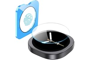 Lemxiee Pack of 2 Screen Protectors for Samsung Galaxy Watch 8 40 mm Tempered Glass Screen Protector Film