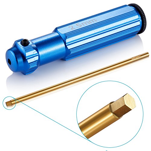 NEEWER® Titannitrid TiNi Sechskantschlüssel 4 teiliges Set 1,5 mm / 2 mm / 2,5 mm / 3,0 mm - 3