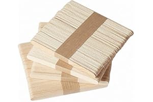 SPRACCUEIL 200 Pièces Bâtonnets en Bois pour café Matériau de Bricolage Bâtons de Glace en Bois Bâtons de Glace Bâtons de Glace en Bois Bâtons de Glace Réutilisables Bâtons en Bois pour Bricoler Spatule
