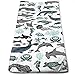 Produktbild ERCGY Kids Summer Whales Ocean Kitchen Towels - Dish Cloth - Machine Washable Cotton Kitchen Dishcloths,Dish Towel & Tea Towels for Drying,Cleaning,Cooking,Baking (12" X 27.5")