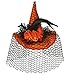 Produktbild Fritz Fries & Söhne GmbH Kostüm Zubehör Mini Hexenhut mit Clip orange Halloween Hexe