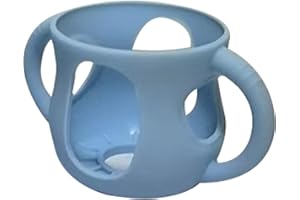 JINGLING Housse de biberon en silicone, housse en verre pour biberon, avec poignées, porte-biberon, coque incassable, résistante aux chutes et aux chocs, passe au lave-vaisselle