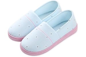 AioTio Chaussons pour Femme Confortables en Mousse à mémoire de Forme, avec Semelle en Caoutchouc antidérapante