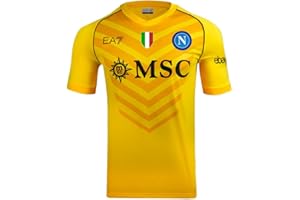 SSC Napoli Maglia Gara EURO, EA7, Scudetto Tricolore, Tessuto tecnico Dry Touch, 2023/2024