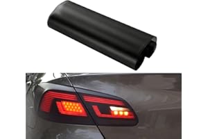 NewL Film autocollant en vinyle - 30,5 x 122 cm - Pour feux de brouillard et feux arrière de voiture (fumé mat)