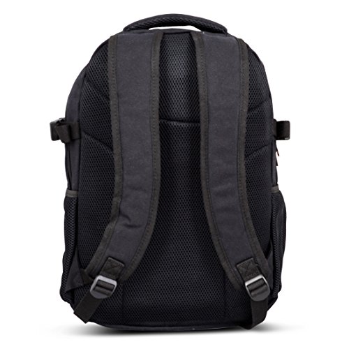 Rucksack für Jungen Mädchen Damen Herren – Schulrucksack Schulranzen Ranzen für die Schule – Backpack für Stadt / Sport für Kinder & Jugendliche – Cooles Design / aus Canvas Stoff – Butterfly Light - 3