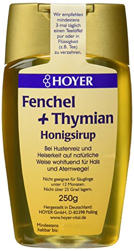 Hoyer Bio Fenchel & Thymian Honigsirup  (1 x 250 g)