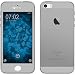 Produktbild PhoneNatic Case für Apple iPhone 5 / 5s / SE Hülle Silikon grau 360° Fullbody Case