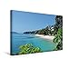 Produktbild Calvendo Premium Textil-Leinwand 45 cm x 30 cm Quer, Panama, Isla Contadora, Playa Cacique Hawaii | Wandbild, Bild auf Keilrahmen, Fertigbild auf Echter Leinwand, Leinwanddruck Orte Orte