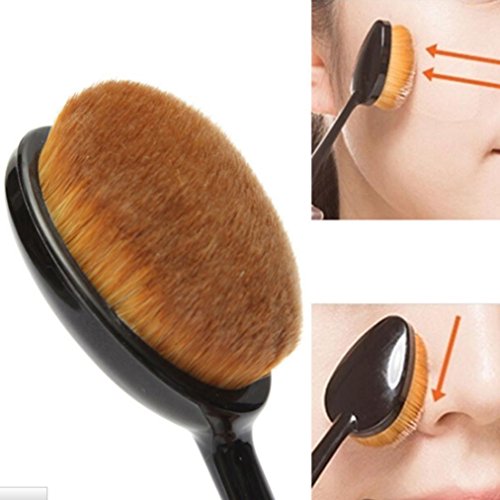 Tonsee Pro Oval Brush Makeup Cosmetic Foundation Liquid Cream Powder Blush Pigment Tool ¡­