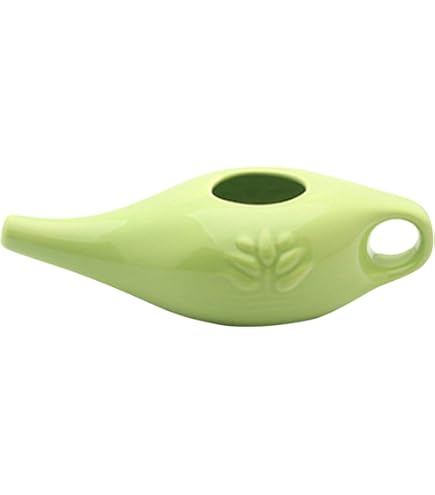 Pot Neti En Céramique Pour Nettoyage Nasal - 250 Ml, Sans Plomb - Pour Sinus, Allergies, Rafraîchissement