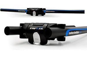UPANBIKE Vélo pliant Scooter guidon pliable Quick Release Guidon 31,8/25,4 mm en alliage d'aluminium Bar, noir + bleu