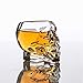 Produktbild TianranRT 3D Transparent Kreativ Schädel Schuss Glas Kristall Kopf Pokal für Whisky Startseite Bar (Klar,80ml)