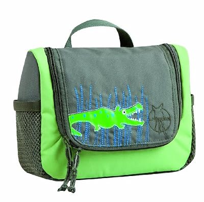 Lässig Mini trousse de toilette pour enfant Croco vert