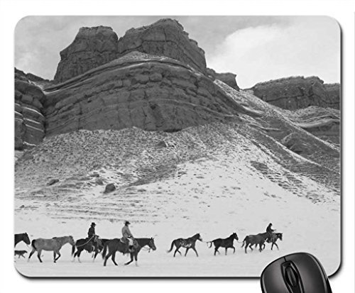 Preisvergleich Produktbild winter roundup Mouse Pad, Mousepad (Winter Mouse Pad)